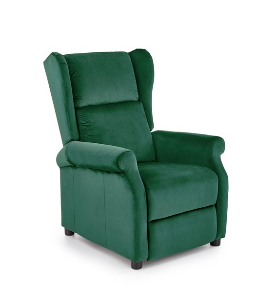 AGUSTIN 2 fotel wypoczynkowy ciemny zielony (2p=1s