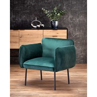 BRASIL fotel wypoczynkowy ciemny zielony/ czarny (