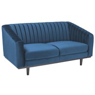 SOFA ASPREY 2 VELVET GRANATOWY BLUVEL 86 / WENGE