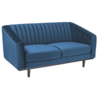 SOFA ASPREY 2 VELVET GRANATOWY BLUVEL 86 / WENGE