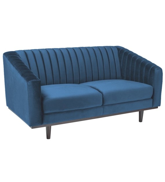 SOFA ASPREY 2 VELVET GRANATOWY BLUVEL 86 / WENGE