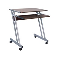 BIURKO B-233  CIEMNY BRĄZ / ALUMINIUM