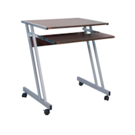 BIURKO B-233  CIEMNY BRĄZ / ALUMINIUM