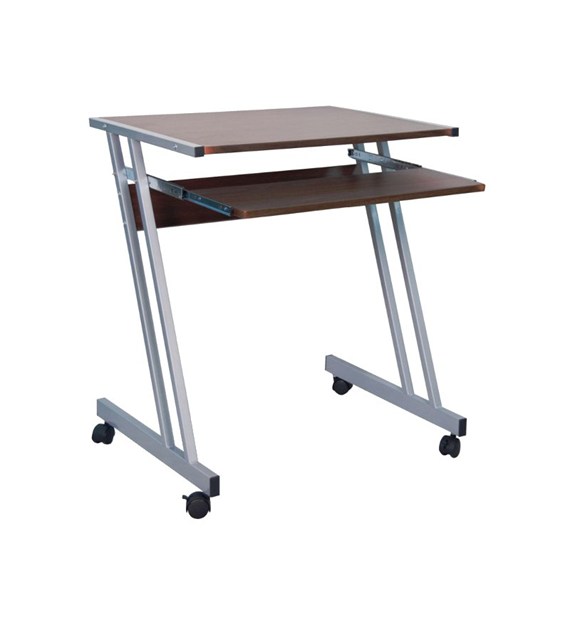 BIURKO B-233  CIEMNY BRĄZ / ALUMINIUM