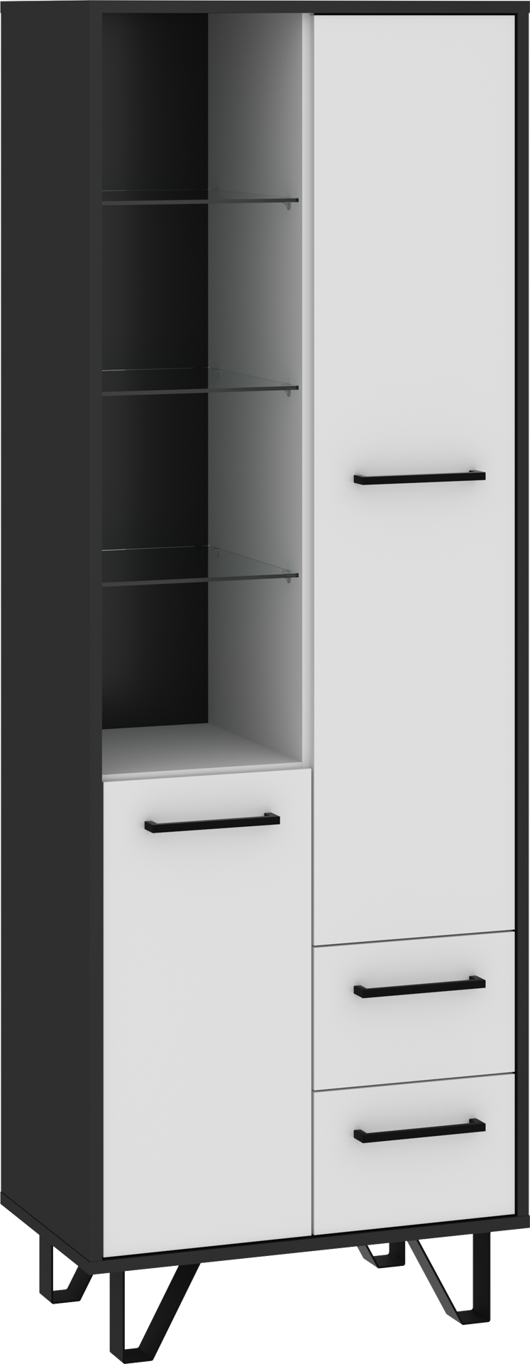 Boss - Regał 2D2S {połysk} CBP