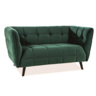 SOFA CASTELLO 2 VELVET CURRY BLUVEL 68 / WENGE