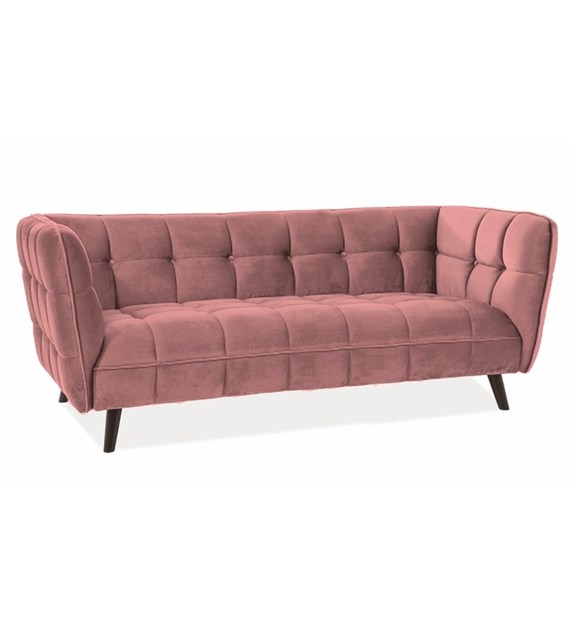 SOFA CASTELLO 3 VELVET RÓŻ ANTYCZNY BLUVEL 52 / WE