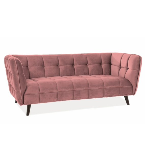 SOFA CASTELLO 3 VELVET RÓŻ ANTYCZNY BLUVEL 52 / WE