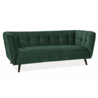 SOFA CASTELLO 3 VELVET ZIELONY BLUVEL 78 / WENGE