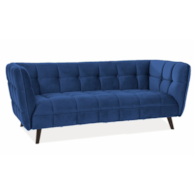 SOFA CASTELLO 3 VELVET GRANATOWY BLUVEL 86 / WENGE