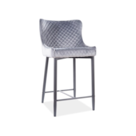 HOKER COLIN B H-2 VELVET CZARNY STELAŻ/SZARY BLUVE