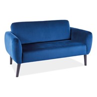 SOFA ELSA VELVET GRANATOWY BLUVEL 86 / WENGE