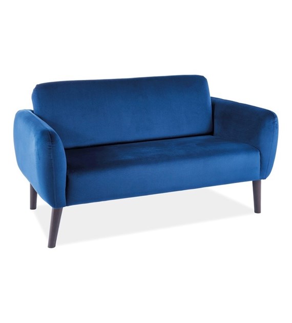 SOFA ELSA VELVET GRANATOWY BLUVEL 86 / WENGE