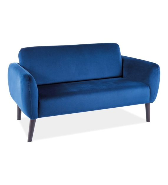 SOFA ELSA VELVET GRANATOWY BLUVEL 86 / WENGE