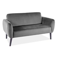 SOFA ELSA VELVET SZARY BLUVEL 14 / WENGE