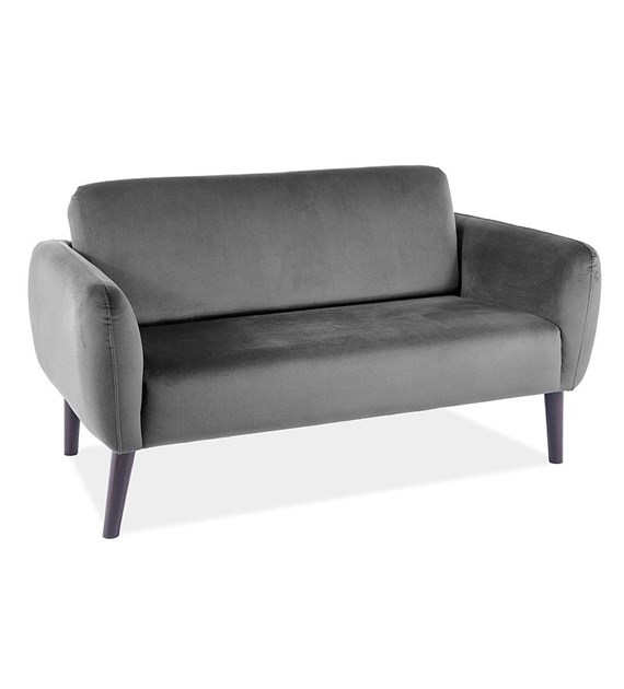 SOFA ELSA VELVET SZARY BLUVEL 14 / WENGE