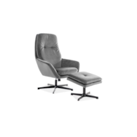 FOTEL FORD VELVET SZARY BLUVEL 14
