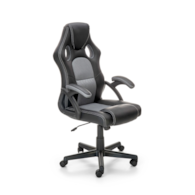 BERKEL fotel gabinetowy czarno-popielaty (1p=1szt)