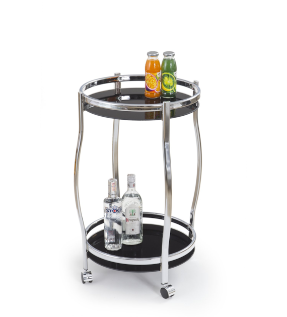 BAR8 stolik barowy czarny