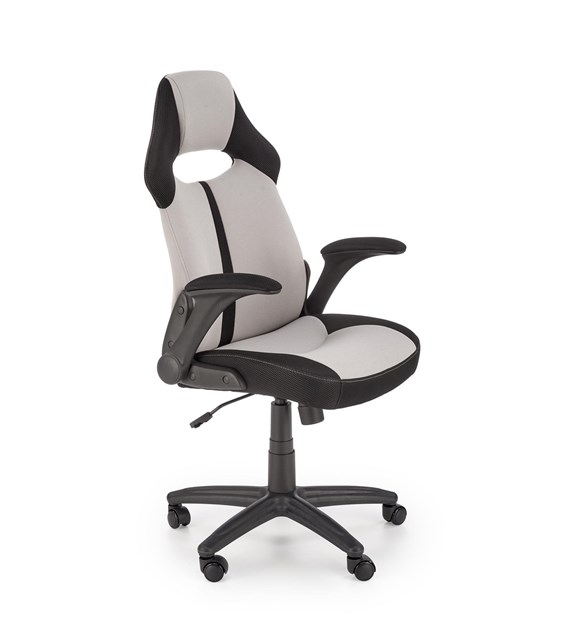 BLOOM fotel gabinetowy popielaty / czarny (1p=1szt
