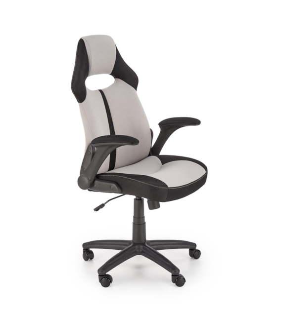 BLOOM fotel gabinetowy popielaty / czarny (1p=1szt