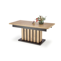 BARETTI ława dąb artisan/czarny (3p=1szt)
