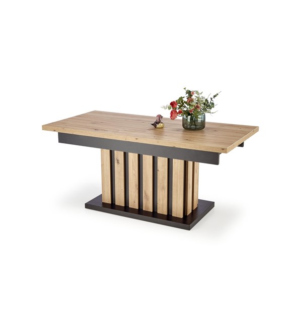 BARETTI ława dąb artisan/czarny (3p=1szt)