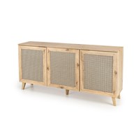 BORNEO KM-1 komoda dąb artisan/czarny (2p=1szt)