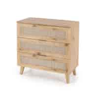 BORNEO KM-2 komoda dąb artisan/czarny (1p=1szt)