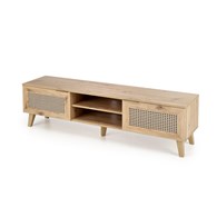 BORNEO RTV-1 stolik RTV dąb artisan/czarny (1p=1sz