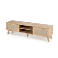 BORNEO RTV-1 stolik RTV dąb artisan/czarny (1p=1sz
