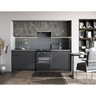 TAMARA 240 kuchnia zestaw korpus: carbon wood, fro