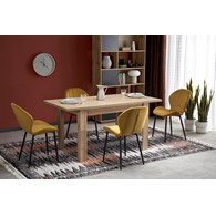 BAGIO stół rozkładany 120-160/80 cm dąb artisan/dą
