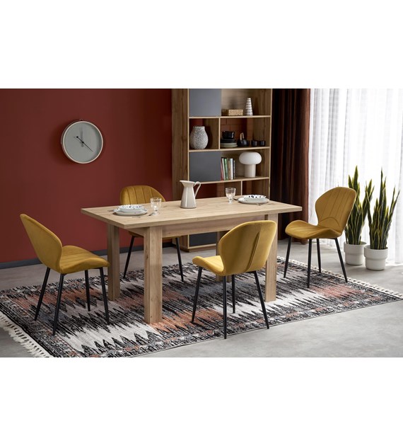 BAGIO stół rozkładany 120-160/80 cm dąb artisan/dą