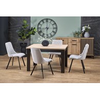 BAGIO stół rozkładany 120-160/80 cm dąb artisan/cz