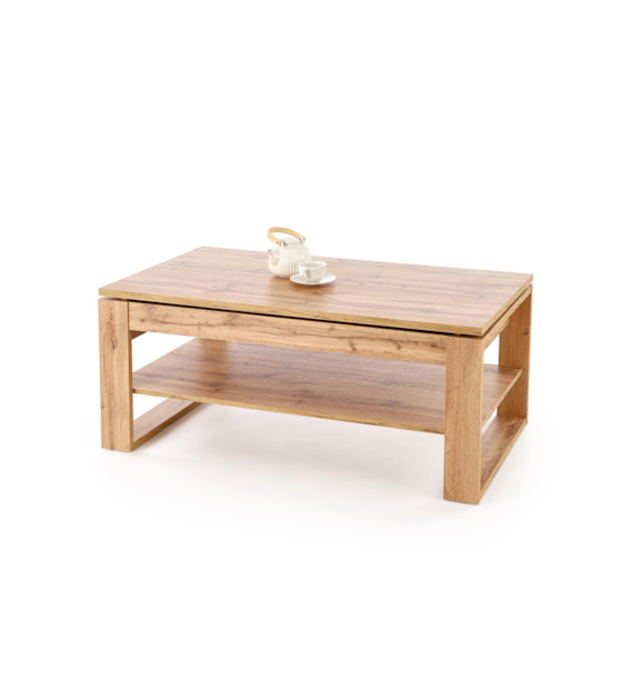 BETTY ława z podnoszonym blatem dąb artisan (2p=1s