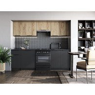 EMMA 240 kuchnia zestaw korpus: dark carbon wood,