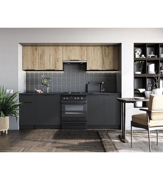 EMMA 240 kuchnia zestaw korpus: dark carbon wood,