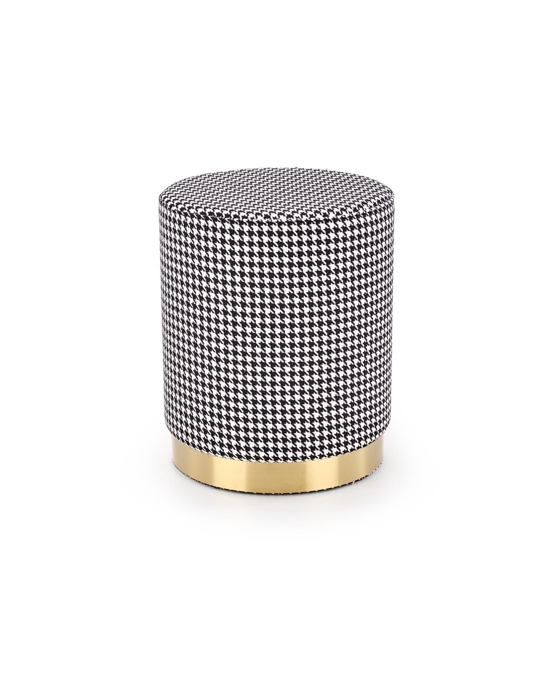 ARUNA pufa czarny/biały/złoty (1p=1szt)