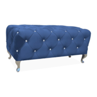 PUF / ŁAWKA HESTIA VELVET GRANATOWY BLUVEL 86/ SRE