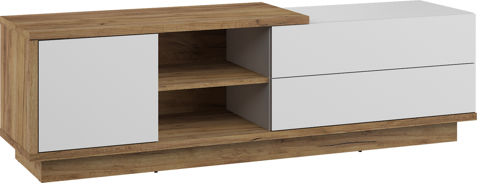 Hybrid - Stolik RTV 1D2S (połysk) CZB