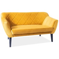 SOFA KARO 2 VELVET CURRY BLUVEL 68 / WENGE