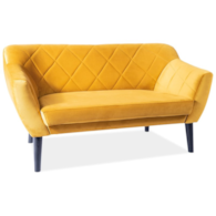 SOFA KARO 2 VELVET CURRY BLUVEL 68 / WENGE