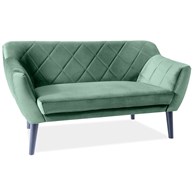 SOFA KARO 2 VELVET ZIELONY BLUVEL 78 / WENGE