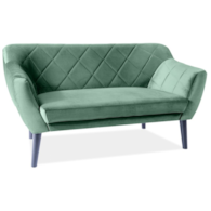 SOFA KARO 2 VELVET ZIELONY BLUVEL 78 / WENGE