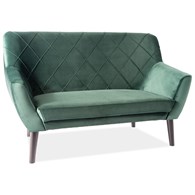 SOFA KIER 2 VELVET KOLOR ZIELONY BLUVEL 78 / WENGE