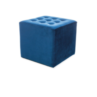 PUF LORI VELVET  GRANATOWY BLUVEL 86