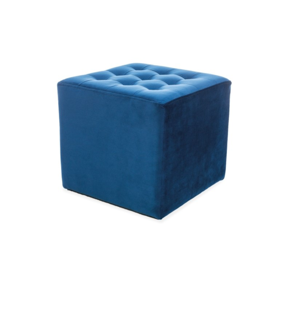 PUF LORI VELVET  GRANATOWY BLUVEL 86