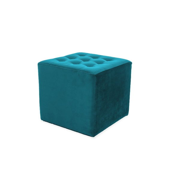 PUF LORI VELVET TURKUS BLUVEL 85