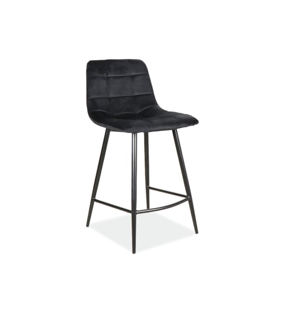 HOKER MILA H-2 VELVET CZARNY STELAŻ/CZARNY BLUVEL